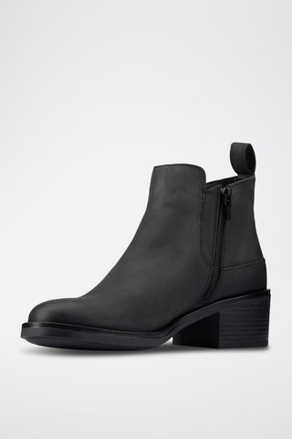 Bottines en cuir Memi - Noir