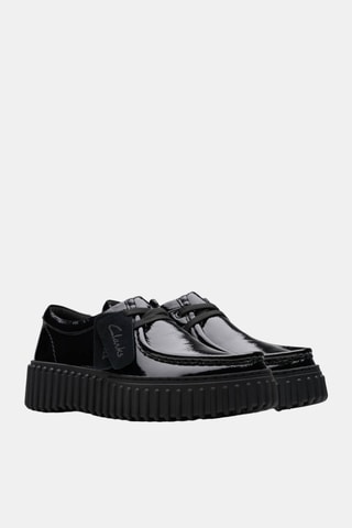 Derbys plateformes en cuir verni Torhill Bee - Noir