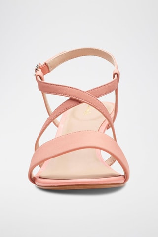 Sandales à talons en nubuck Amali - Rose clair