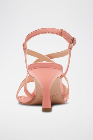 Sandales à talons en nubuck Amali - Rose clair