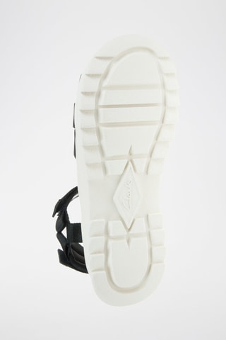 Sandales plateformes en cuir DashLite - Noir