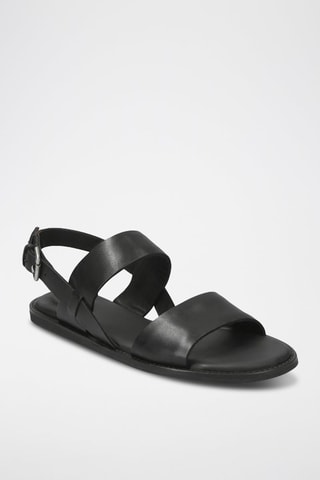 Sandales en cuir Karsea - Noir