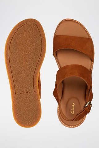 Sandales en nubuck Karsea - Marron