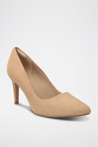 Escarpins en nubuck Laina Rae - Beige