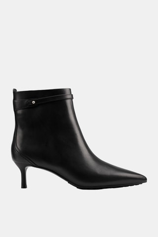Bottines en cuir Adela Up - Noir