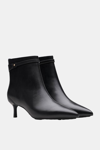Bottines en cuir Adela Up - Noir