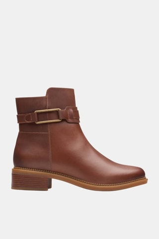Bottines en cuir Maye Bella - Marron