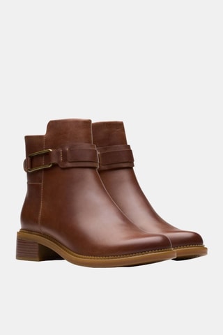 Bottines en cuir Maye Bella - Marron