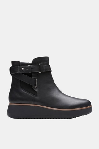 Bottines en cuir Zylah Faye - Noir