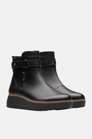 Bottines en cuir Zylah Faye - Noir