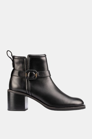 Bottines en cuir Chamberly Trim - Noir