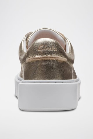 Baskets plateformes en cuir Hero - Beige clair