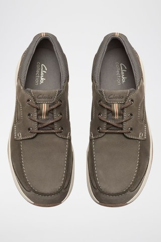 Chaussures bateau en nubuck Sailview - Taupe