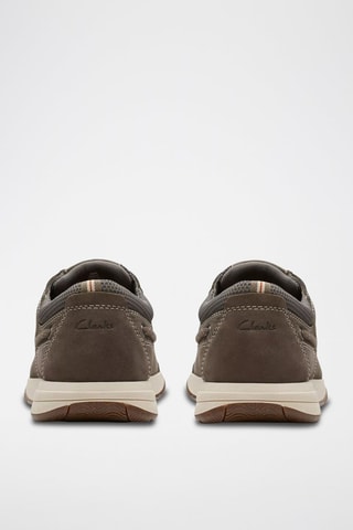 Chaussures bateau en nubuck Sailview - Taupe