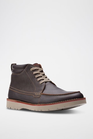 Boots en cuir Vargo - Marron foncé