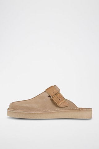 Sabots en nubuck Trek - Taupe