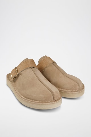 Sabots en nubuck Trek - Taupe
