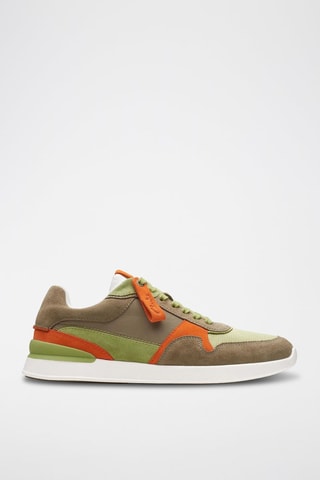 Baskets en nubuck RaceLite - Vert olive