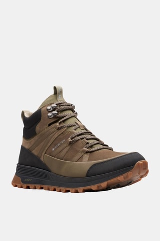 Chaussures de randonnée en nubuck ATLTrekRiseGTX - Vert et marron