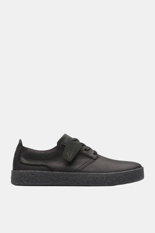 Tennis en cuir StreethillLace - Noir