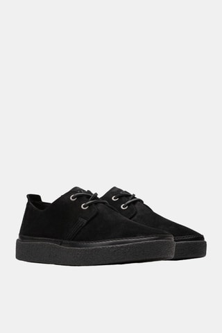 Tennis en nubuck Clarkwood Low - Noir