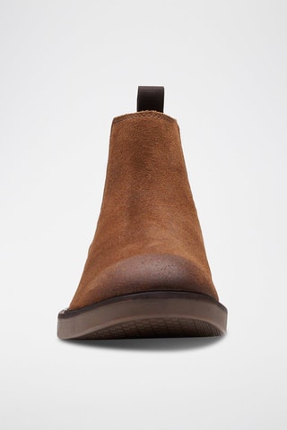 Boots Chelsea en nubuck Paulson - Marron