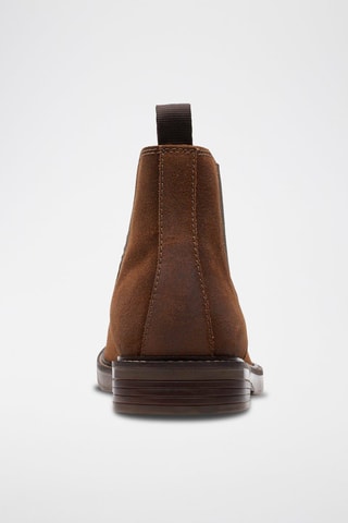 Boots Chelsea en nubuck Paulson - Marron