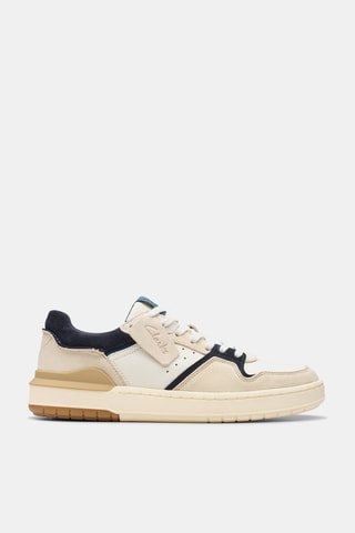 Baskets en nubuck Courtlite2 - Beige et bleu marine