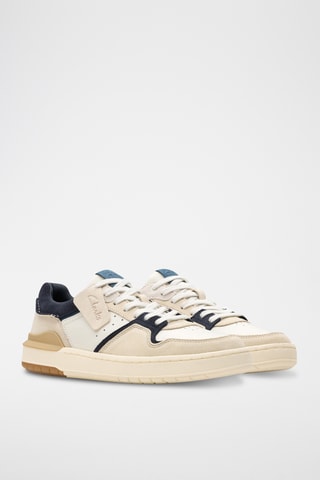 Baskets en nubuck Courtlite2 - Beige et bleu marine