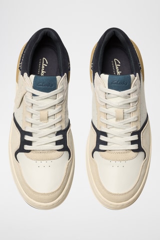 Baskets en nubuck Courtlite2 - Beige et bleu marine
