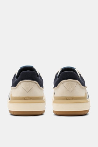 Baskets en nubuck Courtlite2 - Beige et bleu marine