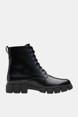 Bottines en cuir Evyn Top Y - Noir