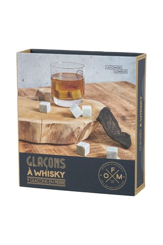 9 ghiaccioli da whisky in pietra