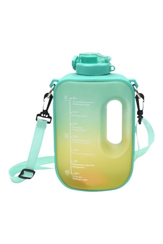 Borraccia motivazionale Sunset Lover XXL - Verde