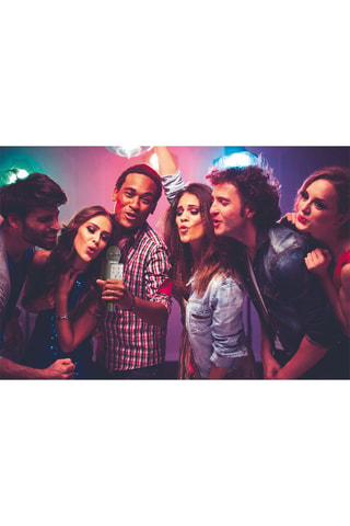 Micro cassa da karaoke senza fili - 3 W - Argentato