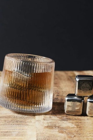 Set di 6 cubetti di ghiaccio in acciaio inossidabile Spirit Tasting