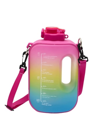 Borraccia motivazionale Sunset Lover XXL - Fucsia