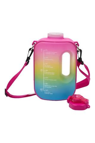 Borraccia motivazionale Sunset Lover XXL - Fucsia
