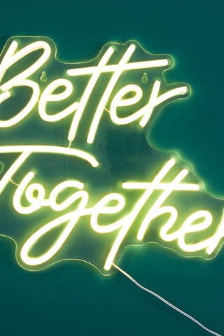 Lamp Neoneffect Better Together -  Geel