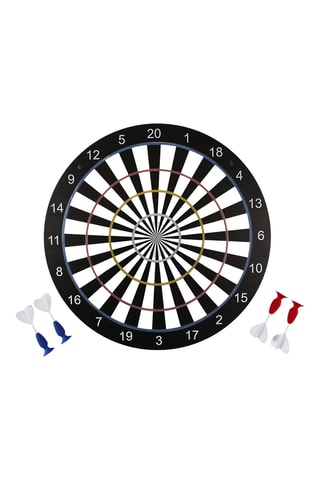 Gioco di freccette bersaglio effetto neon - Nero e bianco
