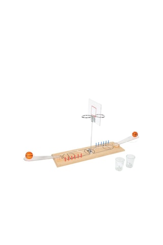 Gioco da bere basket - Marrone e bianco