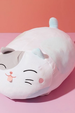 Kussen Kat - Wit - 46 x 31 x 22 cm - Wit