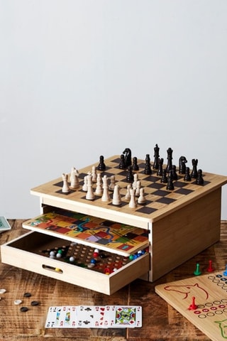 Gioco Deluxe 10-in-1 in legno - Dai 6 anni