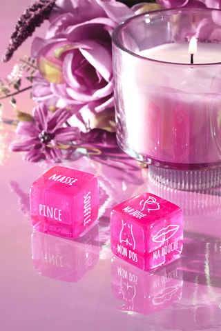 Gioco di dadi sexy - Rosa