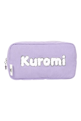 Trousse in velluto Kuromi - Viola