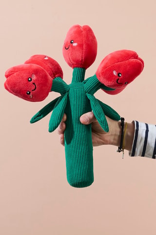 Peluche Bouquet di tulipani Kawaii - Modello casuale