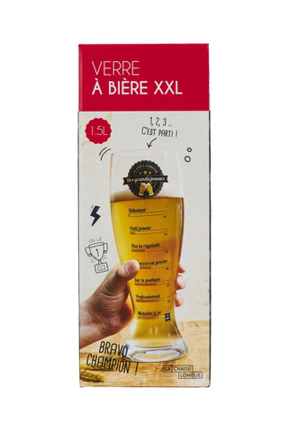 Bicchiere da birra dei grandi giocatori XXL - 1,5 l