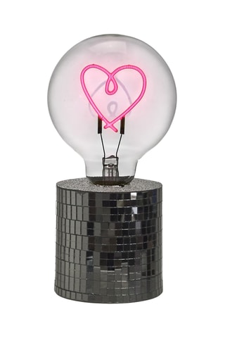 Tafellamp Disco Coeur - Roze