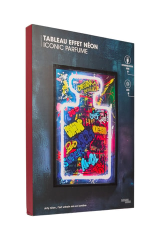 Wanddecoratie Neon Iconic Perfume  - 60 x 40 x 3 cm
