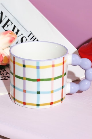 Tazza in porcellana New Bone China Happy Day - 30 cl - Modello casuale